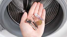 remove coins, pins and other objects