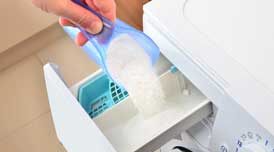 Detergent residue or poor washing results